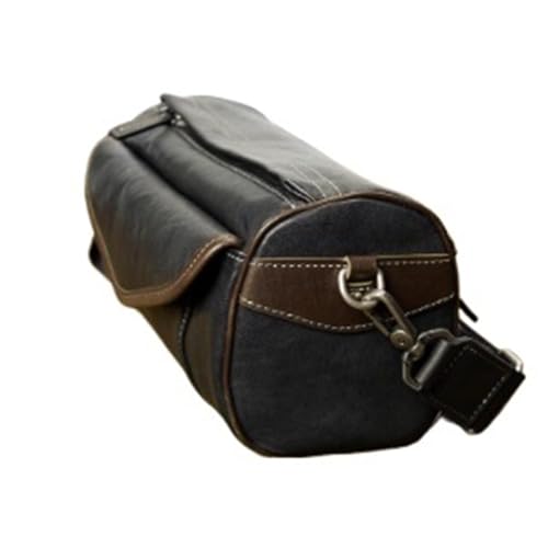 Vintage Crossbody Messenger Bag, Leather, Business Sport Travel Shoulder Bag, Waterproof, Large Capacity, for Men, 10.2in