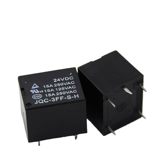 Relé 24V 5 pines 15A JSZ3F mini dispositivo electromagnético DC 2
