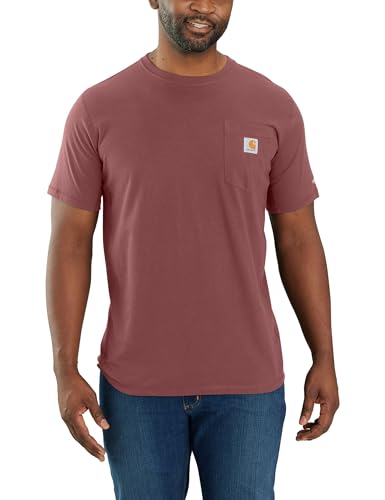 Image of Carhartt Men's Force Relaxed Fit Midweight Short-Sleeve Pocket T-Shirt