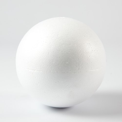 Styropor Solid Spheres Styrofoam Polystyrene Balls Pack of 5 (12cm)