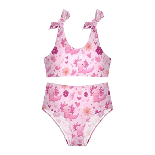 Image of Boccsty Cute Crab Red Blue Girls Swimsuits Kids Bikini Sets 2 Pcs Bathing Suit for 3T