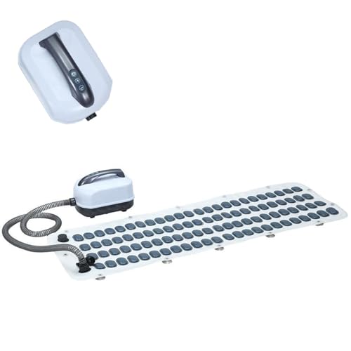 ZephyrGlow Luftsprudelbad mit 6 Intensitätsstufen, Whirlpoolmatte für Badewanne, Spa-Erlebnis zu Hause, Wellness-Massagegerät,114cm