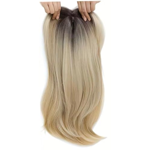 Frange à clips naturelle pour masquer le front - Postiche respirant cheveux humains 45 cm