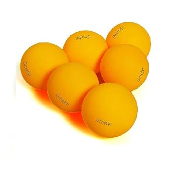 Table Tennis Ball Pack of 6 in one Box Yellow or White (Plastic Ball , Official Size)