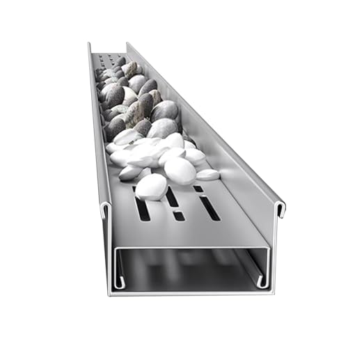 Caniveau de drainage en acier inoxydable pour terrasse et trottoir avec grille