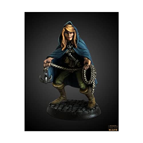 Reaper Miniatures Daschelle Female Roque Miniature 25mm Heroic Scale Bones Black