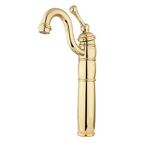 🔥 Flash Sale Kingston Brass KB1422BL Heritage Vessel Sink Faucet, 6-1/8", Polished Brass