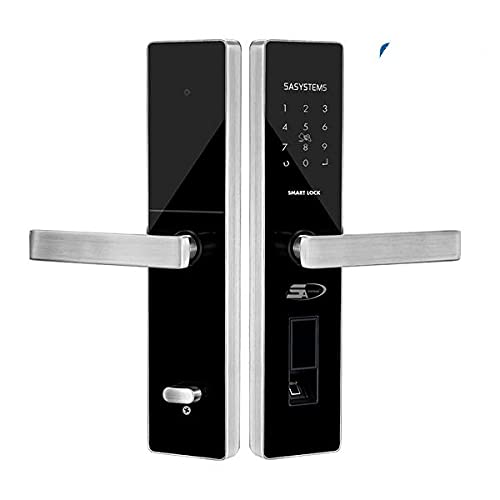 5ASYSTEMS Finger Print Lock On Door TS 7000 Plus- Smart Lock, Finger Print Scanner for Door, Magneti