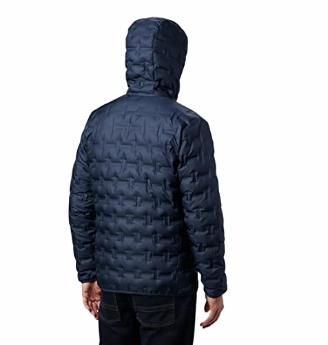 Image of Columbia Men Omni-Heat Reflective Delta Ridge Hooded Hiking and Trekking Down Jacket