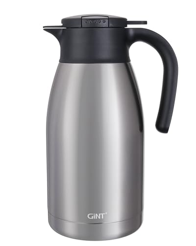 GiNT 64Oz Thermal Coffee Carafe, Insulated Stainless Steel C...