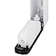 Wandmontierter Manueller 300-ml-Duschgelspender, Praktische Presse, Premium-ABS, für Zuhause, Hotel, Badezimmer (White)