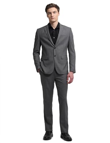 Image of Arrow Men's Body Tailored fit Heathered Suit