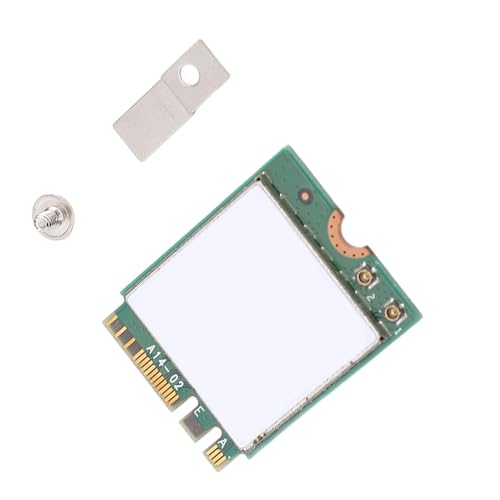Tarjeta WiFi, AC 1200Mbps Doble Banda 2.4GHz 5GHz con Bluetooth 4.2 Tarjeta de Red Inalámbrica para PC de escritorio, Interfaz M.2 con Antena incorporada miniatura 7