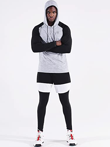 NELEUS Men's Athletic Running Shirt (Pack of 3)