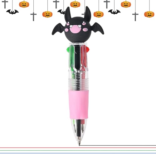 ハロウィンペン - 収納式マルチカラーかわいいボールペン - 各種インク筆記具 事務用品 日記用 ギフト向け