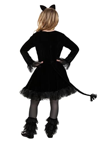 Disfraz completo de gato negro para niñas miniatura 3