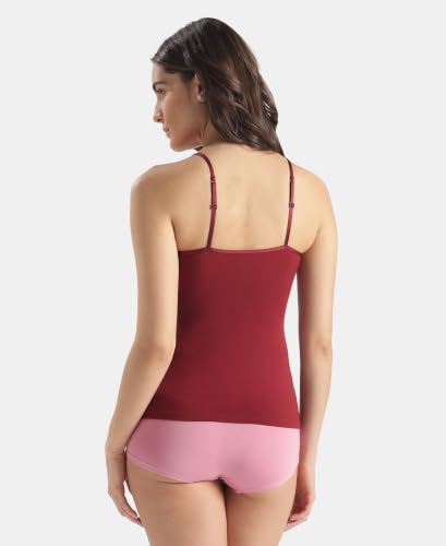 Image of Jockey 1805 Women Micro Modal Elastane Stretch Camisole with Adjustable Straps and StayFresh Treatment