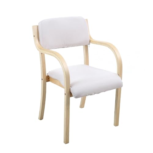 Chaise de salle à manger avec bras rembourrés FANDIAO charge maximale 150kg