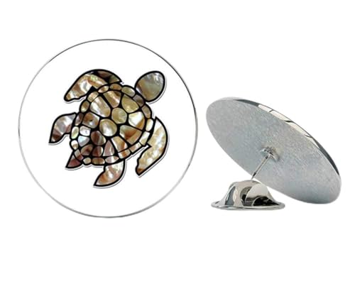Sea Turtle Pearl Background Metal 0.75