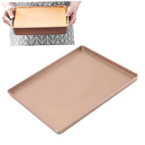 Bandeja para hornear de acero al carbono resistente con revestimiento grueso de oro rosa 4
