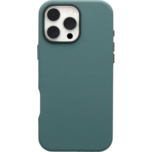 Image of OtterBox iPhone 16 Pro Max Symmetry Series Cactus Leather for MagSafe - Sagebrush Green - Ultra-Thin, Sleek iPhone Case, Premium iPhone Case, MagSafe Compatible