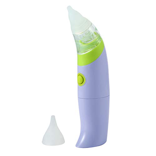 Amplim Battery Operated Baby Nasal Aspirator with Snot Sucker and 30 Hygiene Filters, AMP1906, Blue - Thumbnail 6