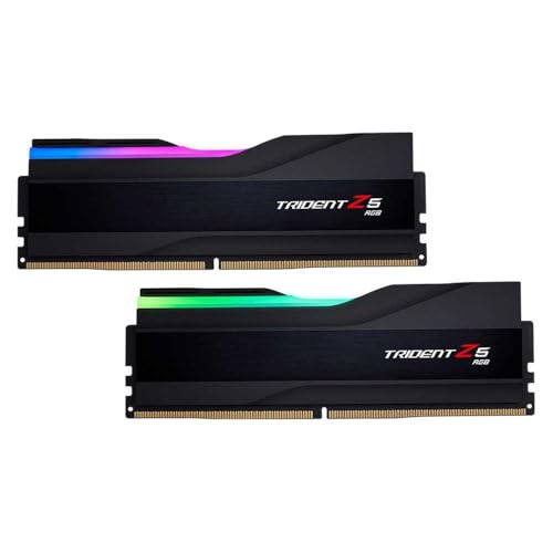G.Skill Trident F5-6000J3636F16GX2-TZ5RK memory module 32 GB 2 x 16 GB DDR5 6000 MHz per Computer portatile, Nero - RAM - Immagine 2