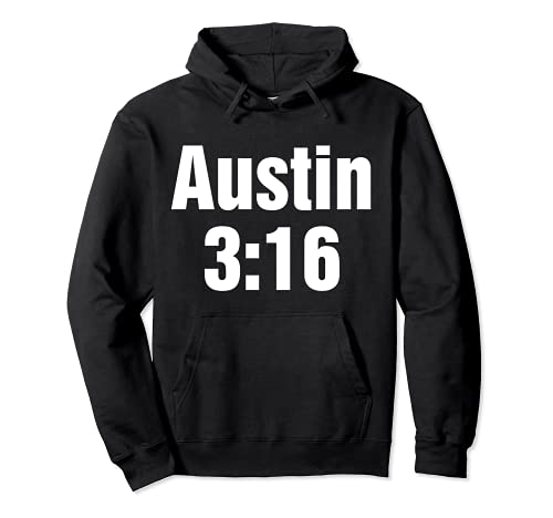 WWE Stone Cold Steve Austin "Austin 3:16" Graphic Pullover Hoodie