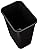 Amazon Basics Trash Can, Rectangular Commercial Office Wastebasket, 10 Gallon (Pack Of 1), Black (Previously AmazonCommercial brand)