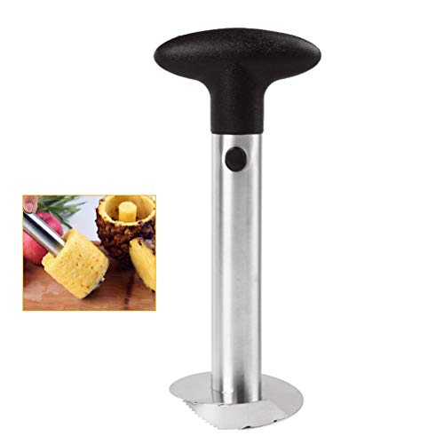 Leikance Removedor de núcleo de piña de acero inoxidable, cortador de cocina Gadget pelador de frutas Corer herramientas de cocina