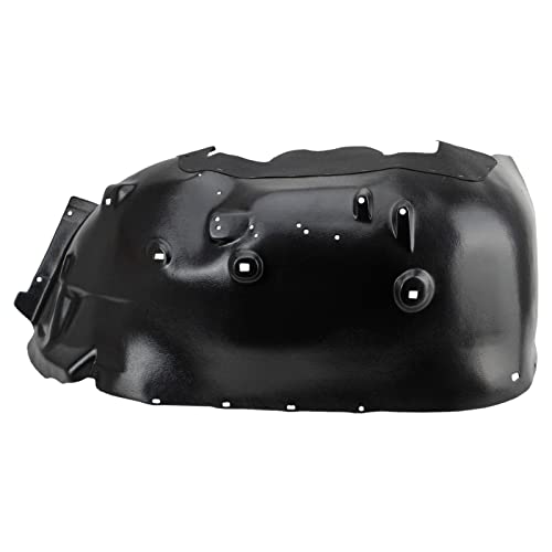 Image of TRQ Front Driver and Passenger Side Inner Fender Liner Set Compatible with 2011-2014 Chevrolet Silverado 2500 HD