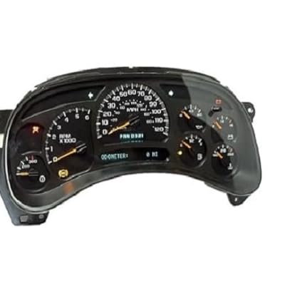 Instrument Cluster Compatible with 2003-2004 Gas GM Full Size Trucks/SUVs Chevy Silverado Tahoe Avalanche Suburban & GMC Yukon Sierra Yukon XL.