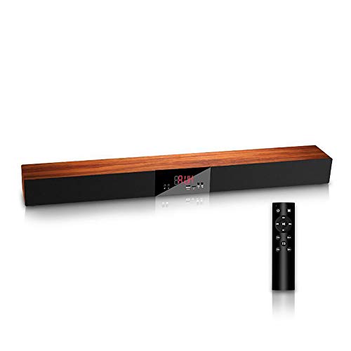 Ai LIFE Subwoofer Soundbar Altoparlante Home Theater in Legno Streaming Wireless Dispositivo Bluetooth Supporto per Cavo Audio TF / AUX3.5mm / Disco U per PC Tablet Computer Smart Phone