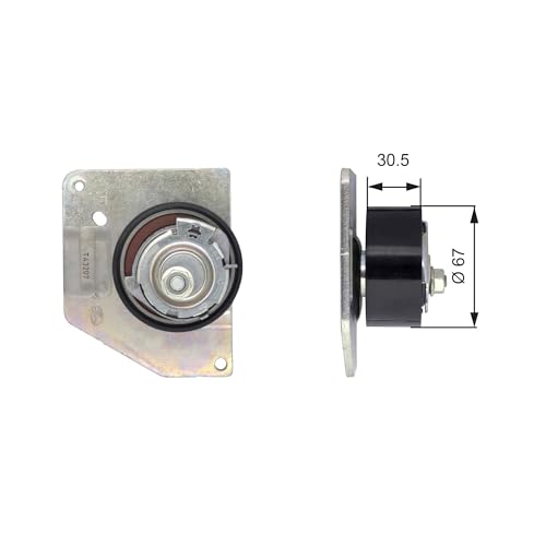 GATES T43207 galet tendeur de courroie de distribution pour moteur