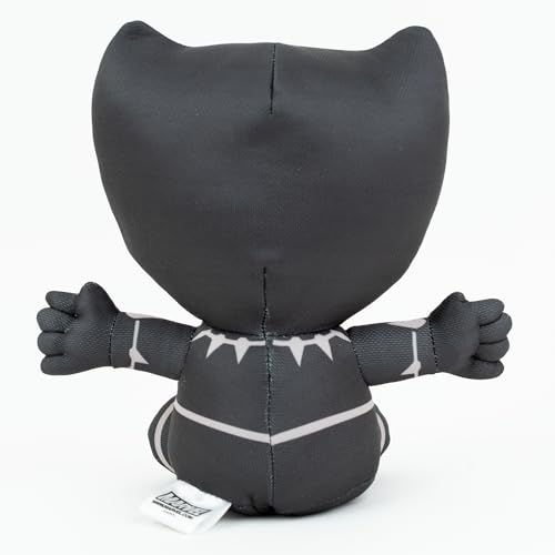 Image of Mirada Marvel Black Panther Soft Plush Toy - 23cm | Official Licensed Superhero Stuffed for Kids, Boys & Girls | Super Soft Cuddly Character Toy for Fans | Ideal for Birthday Gifts /Christmas /Diwali
