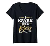 Photo Gallery donna kayak like a boss tshirt floss come un boss maglietta con collo a v Photo Gallery donna kayak like a boss tshirt floss come un boss maglietta con collo a v