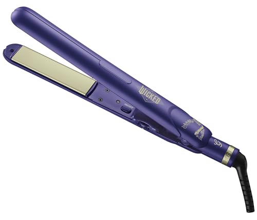 BaBylissPRO Ceramix Xtreme Wicked: For Good - Inspired 1" Inch Hair Straightener, Universal Voltage Flat Iron with Floating Plates