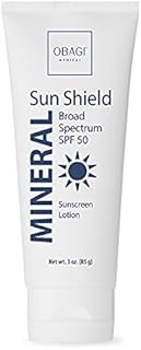 Obagi Medical Sun Shield Mineral Broad Spectrum SPF 50 Sunscreen, 3 Oz. Pack of 1