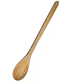 24 Inch Extra Long Handled Cooking Spoon Wooden Mixing Spoon Stirring Paddle Organic Bamboo High Heat Resistant Mixing Spoon For Camping & Large Stock Pots