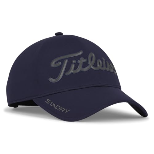 Titleist Mens Players StaDry Golf Cap Navy/Charcoal Adjustable