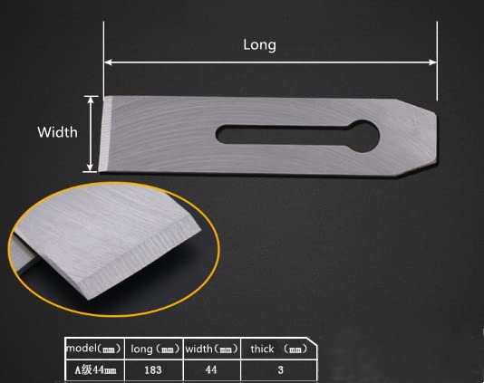 Lot De 3 Lames De Rabot HSS Pour Rabot DeWalt DW735 7352 735X D'épaisseur Avec Double Tranchant Traite Thermiquement De 33 Cm