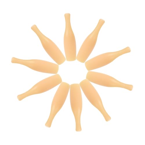 GALPADA Adorable Mini Bowling Pins 10 Pack for Tabletop Games Boys and Girls Parties Sturdy Compact Design