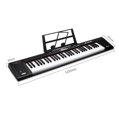 Électronique clavier Piano Clavier Musical, Synthétiseur De Musique Professionnel, Véritable Piano Électronique Numérique Pour Adultes, 61 Touches - Les Beatles, Paul McCartney, John Lennon, RIngo Starr, George Harrison Électronique clavier Piano Clavier Musical, Synthétiseur De Musique Professionnel, Véritable Piano Électronique Numérique Pour Adultes, 61 Touches – Image 4