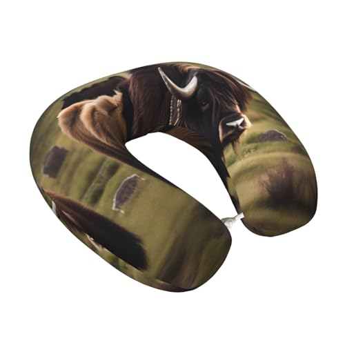 Almohada cuello U espuma viscoelástica tamaño único miniatura 2
