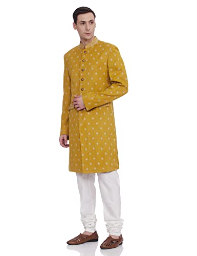 Image of Ethnix Men's 2pcs 3pcs Sherwani Churidar & Dupatta Jacket