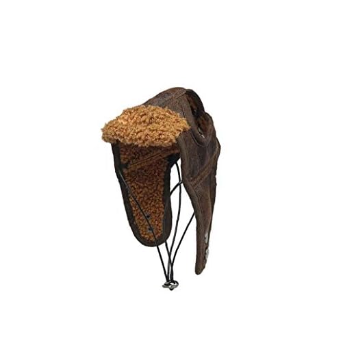 1pack Dog Aviator Hat Dog Winter Pilot mössa med öronlappar Pet Party kostym tillbehör Pu varm mössa för små och medelstora hundar (kaffe, L) Dog Supplies