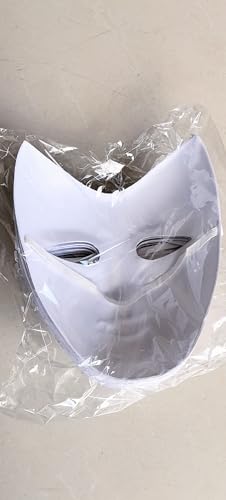 Yamoloz Paintable Paper Masks for Carnival Cosplay, Halloween Party Women Men DIY White Paper Mask, Masquerade - Image 3