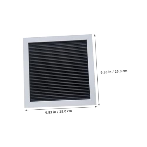 KALLORY Small Wooden Message Board Reusable Notice Board Framed Letters for Baby Announcements