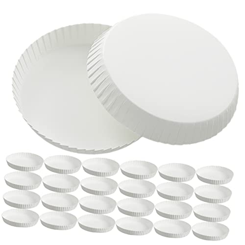 BCOATH 150pcs Cup Covers for Drinks Paper Tea Cup Lids Sealing Paper Lid for Ktv Restaurant