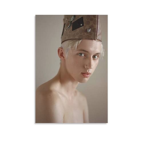 YINGJIA Troye Sivan Poster Leather Bag Hat Art Photo Home Decor Poster Wall Art Hanging Picture Print Bedroom Decorative Painting Posters Room Aesthetic 08Ã—12inch(20Ã—30cm)
